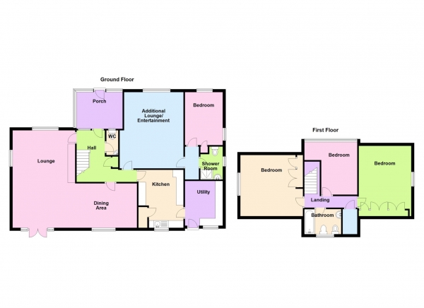 Floor Plan for 3 Bedroom Detached House for Sale in Kennedy Crescent, Alverstoke, Alverstoke, PO12, 2NN -  &pound930,000