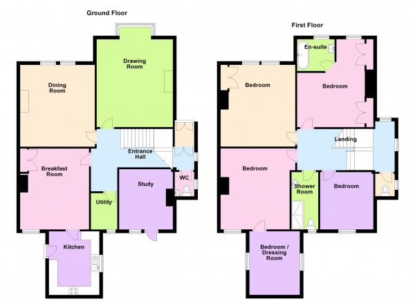 Floor Plan for 5 Bedroom Detached House for Sale in Anglesey Road, Alverstoke, Alverstoke, PO12, 2EQ -  &pound825,000