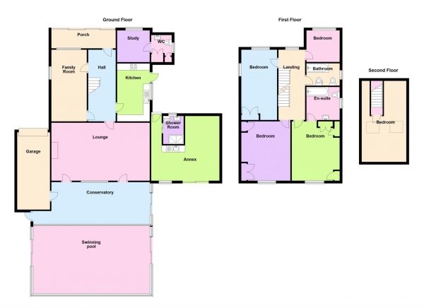 Floor Plan Image for 4 Bedroom Detached House for Sale in Rowner Road, Gosport