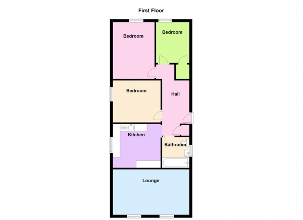 Floor Plan Image for 3 Bedroom Detached House for Sale in Gosport Road, Fareham