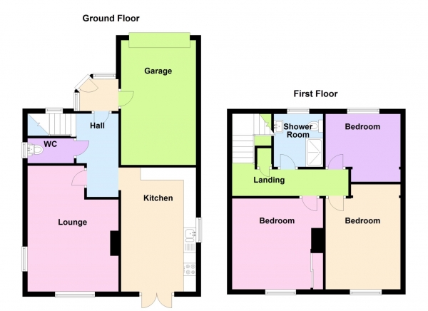 Floor Plan Image for 3 Bedroom Detached House for Sale in Privett Road, Gosport