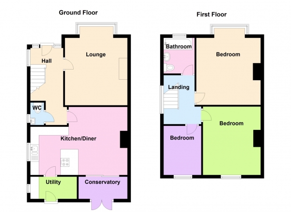 Floor Plan Image for 3 Bedroom Semi-Detached House for Sale in Jellicoe Avenue, Alverstoke