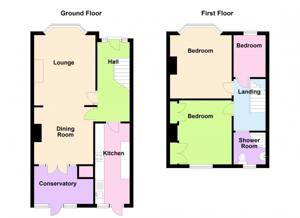 Floor Plan Image for 3 Bedroom End of Terrace House for Sale in Albemarle Avenue