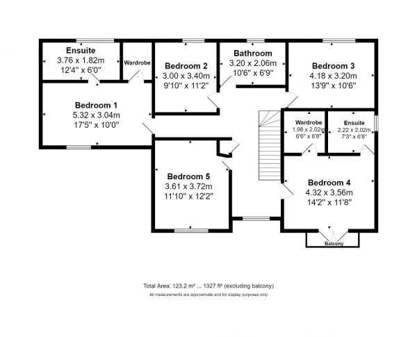 Floor Plan Image for 5 Bedroom Detached House for Sale in The Old Quarry, Woolton, Liverpool, L25 6LF