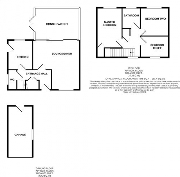 Floor Plan Image for 3 Bedroom Detached House for Sale in Wedmore Close, NORTHAMPTON