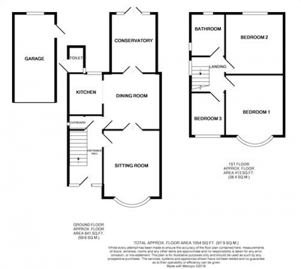 Floor Plan Image for 3 Bedroom Semi-Detached House for Sale in Bush Hill, Northampton