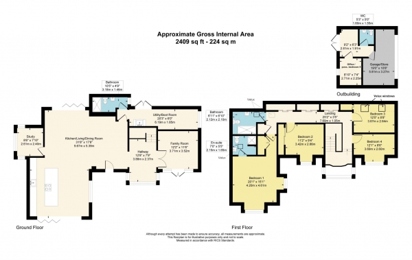 Floor Plan Image for 4 Bedroom Detached House for Sale in Set in the highly sought after Eastfield Lane, Whitchurch On Thames