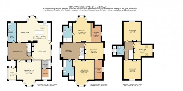 Floor Plan Image for 6 Bedroom Detached House to Rent in Clevedon Road, Tilehurst