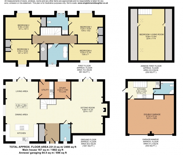 Floor Plan Image for 5 Bedroom Detached House for Sale in Kiln Corner, Upper Basildon, Berkshire