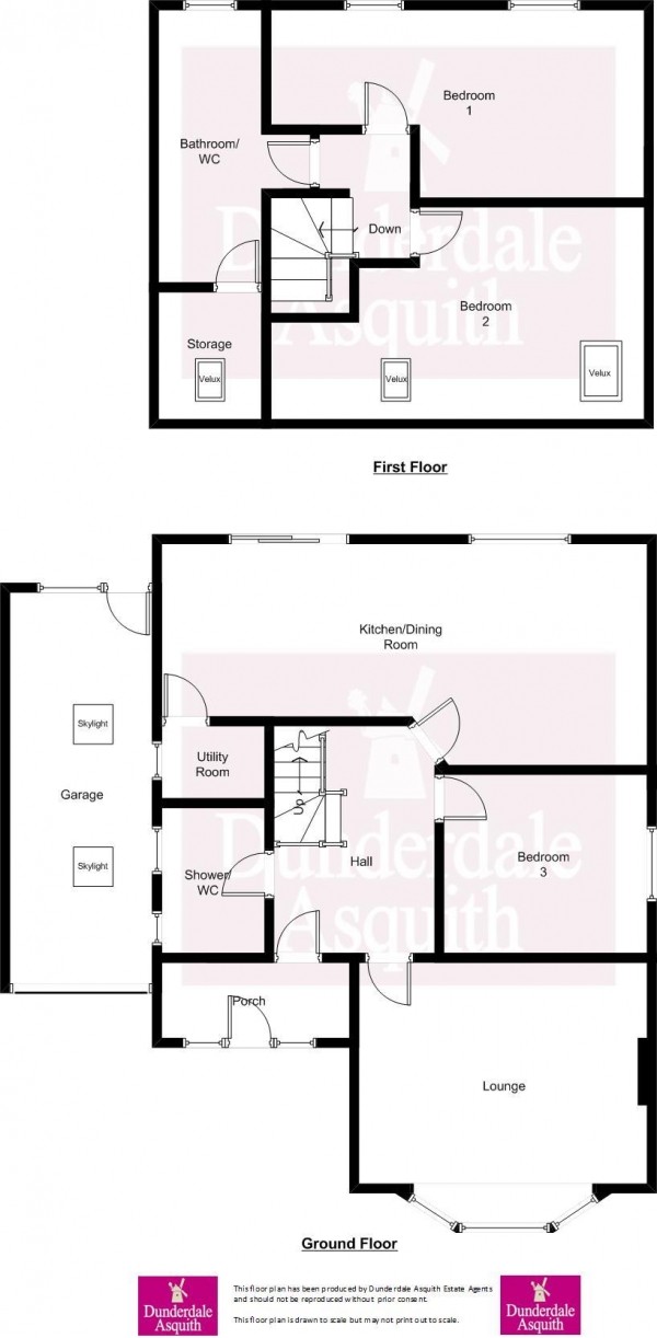 Floor Plan Image for 3 Bedroom Detached Bungalow for Sale in Ollerton Road, Ansdell, Lytham St. Annes