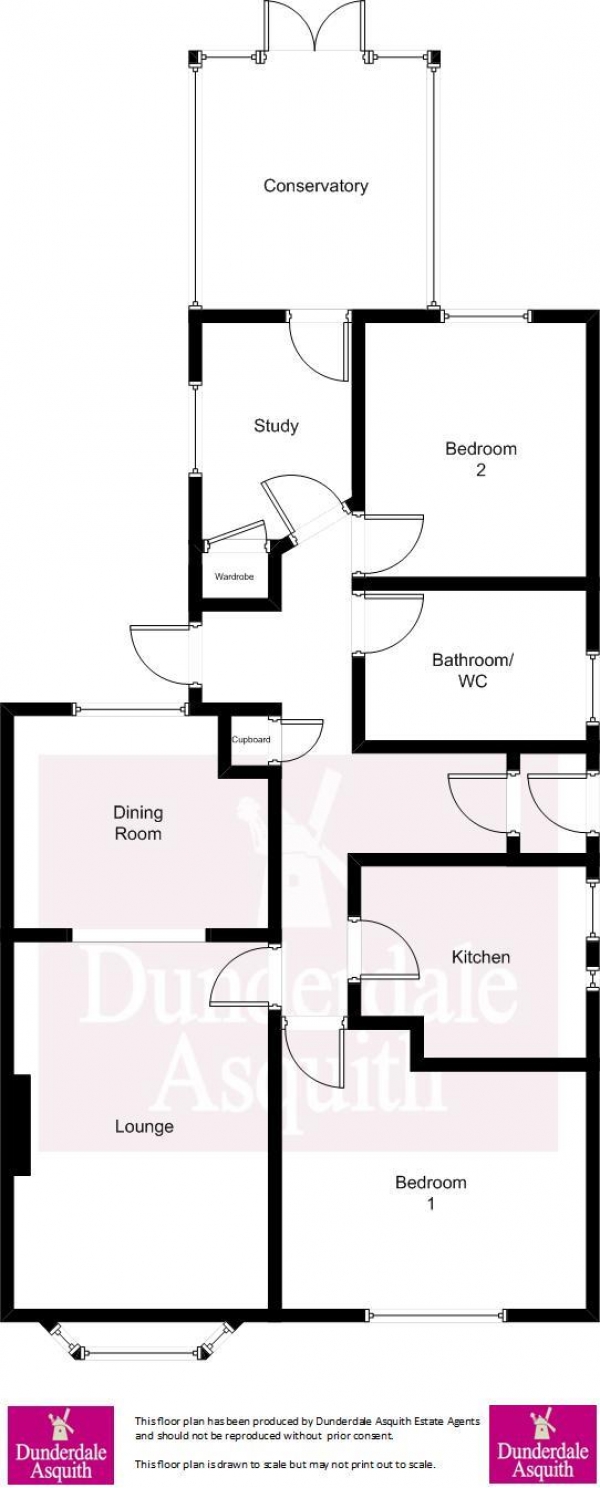 Floor Plan Image for 2 Bedroom Bungalow for Sale in Commonside, Ansdell, Lytham St. Annes