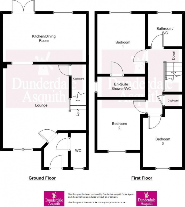 Floor Plan Image for 3 Bedroom Detached House for Sale in Faulkner Crescent, St Annes