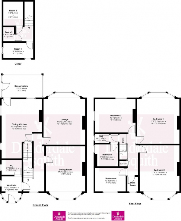 Floor Plan Image for 4 Bedroom Semi-Detached House for Sale in Clifton Drive, Fairhaven, Lytham St. Annes