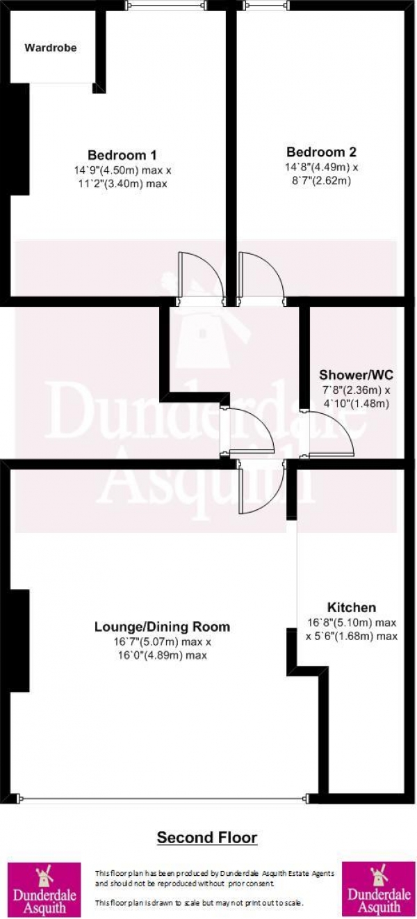 Floor Plan Image for 2 Bedroom Apartment for Sale in East Bank Road, St. Annes