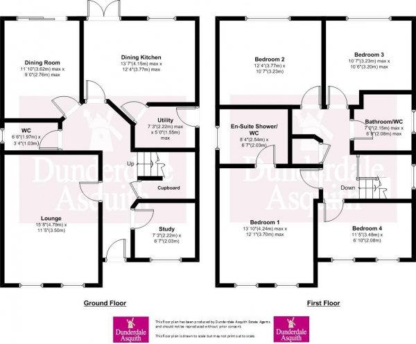 Floor Plan Image for 4 Bedroom Detached House for Sale in Hermitage Way, Cypress Point, Lytham St Annes