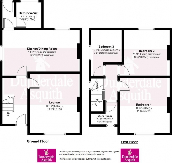 Floor Plan Image for 3 Bedroom Semi-Detached House for Sale in Little Birks Cottage, Ballam Road, Lytham