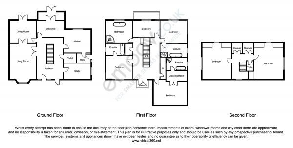 Floor Plan for 6 Bedroom Detached House for Sale in Dunham-on-trent, Newark, NG22, 0UF -  &pound369,950