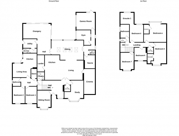 Floor Plan Image for 7 Bedroom Detached House for Sale in 7 BEDROOM, 7 RECEPTION DETACHED FAMILY HOME,  PRIME BRAMHALL LOCATION