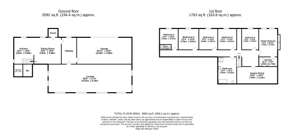 Floor Plan Image for 6 Bedroom Detached House for Sale in CREATE YOUR DREAM HOME, SIX BEDROOMS, STABLES, ELEVATED VIEWS, HAPTON BB11 5QT