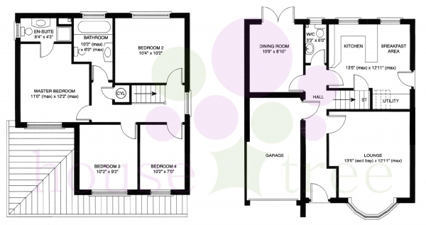 Floor Plan Image for 4 Bedroom Detached House for Sale in Bridleway, Lytham St Annes, FY8