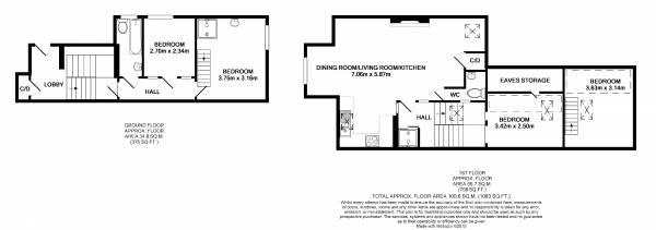 Floor Plan Image for 4 Bedroom Apartment for Sale in Morrab Road, Penzance