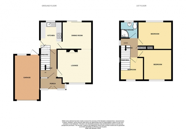 Floor Plan Image for 3 Bedroom Semi-Detached House for Sale in Pomeroy Road, Pheasey Great Barr, Great Barr, Birmingham