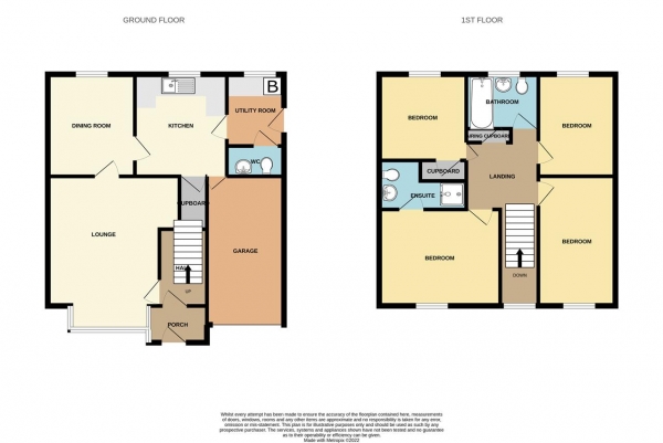 Floor Plan Image for 4 Bedroom Detached House for Sale in Linnet Grove, Willenhall