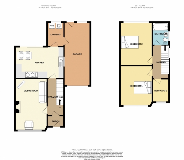 Floor Plan Image for 3 Bedroom Semi-Detached House for Sale in All Saints Road, CV12