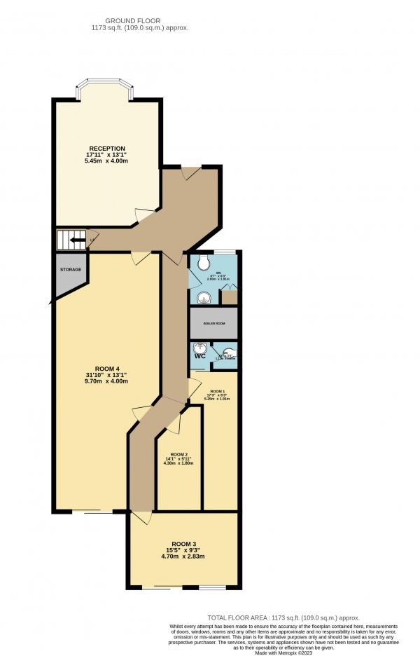 Floor Plan Image for Commercial Property for Sale in Finchley Road, Temple Fortune, Golders Green, London, NW11 7ND