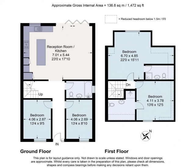 Floor Plan Image for 4 Bedroom Semi-Detached House for Sale in Shady Bush Close, Bushey Heath, Hertfordshire, WD23 4LD