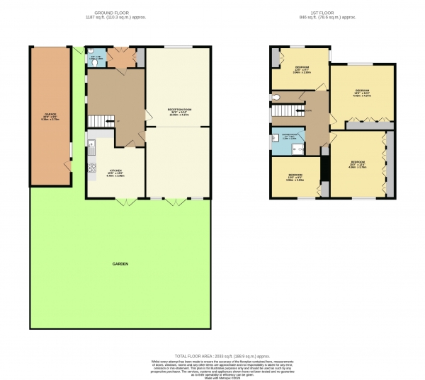 Floor Plan Image for 4 Bedroom Detached House for Sale in Brockley Avenue, Stanmore, Middlesex, HA7 4LX