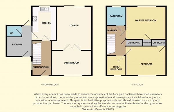 Floor Plan for 3 Bedroom Semi-Detached House to Rent in Sullivan Road, Southampton, SO19, 0HX - £208 pw | £900 pcm