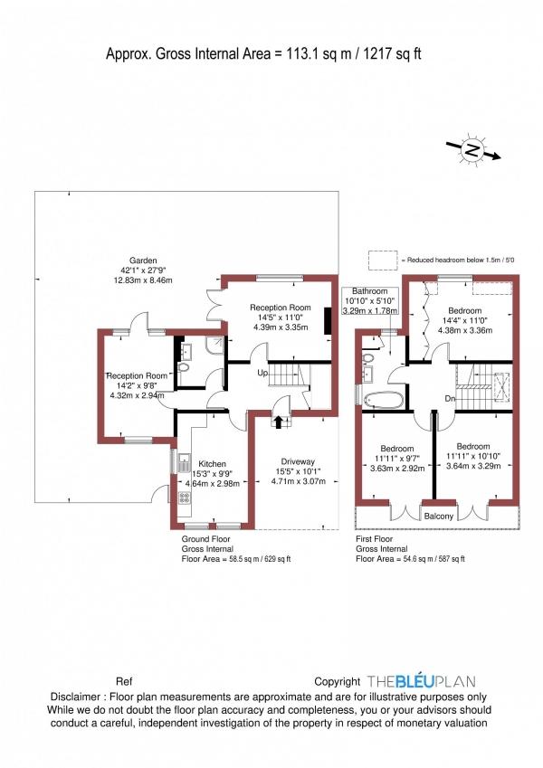 Floor Plan Image for 4 Bedroom Semi-Detached House for Sale in Haringey Park, N8