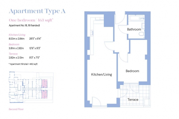 Floor Plan Image for 1 Bedroom Apartment for Sale in Candela Yard, Crouch End N8