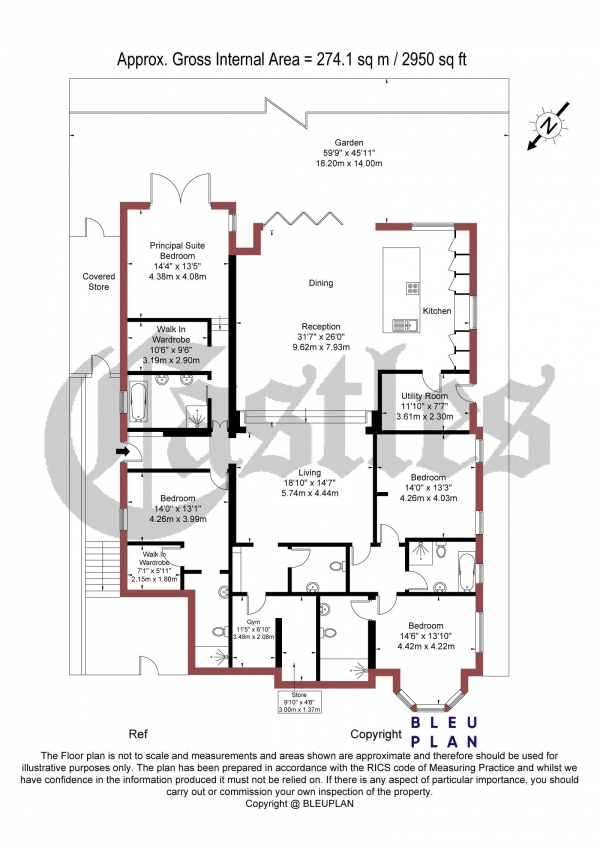 Floor Plan Image for 4 Bedroom Maisonette for Sale in Shepherds Hill, N6