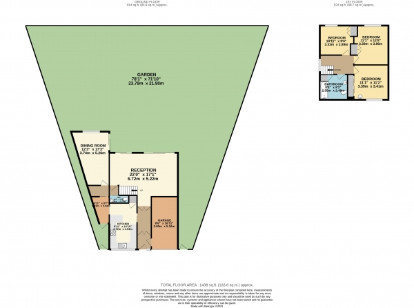 Floor Plan Image for 3 Bedroom Detached House for Sale in Norman Close, Waltham Abbey, Essex, EN9