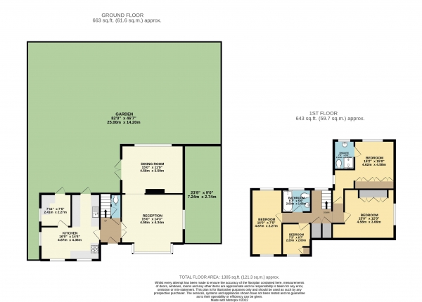 Floor Plan Image for 4 Bedroom Detached House for Sale in Highfield Drive, Broxbourne.