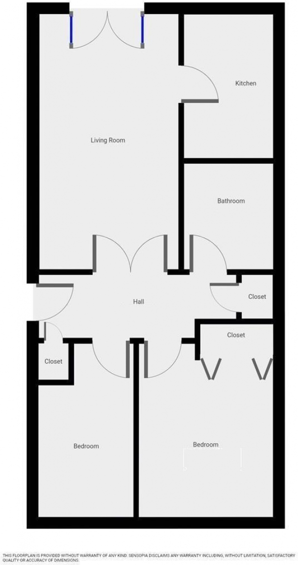 Floor Plan Image for 2 Bedroom Apartment for Sale in Lea Valley House, Waltham Abbey, Essex, EN9