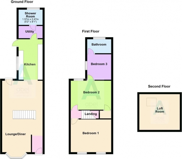 Floor Plan Image for 3 Bedroom End of Terrace House for Sale in Sewardstone Street, Waltham Abbey, Essex, EN9