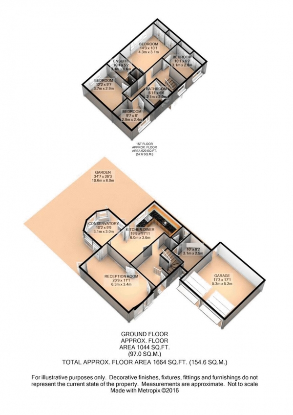 Floor Plan Image for 4 Bedroom Detached House for Sale in Kestrel Road, Waltham Abbey, Essex, EN9