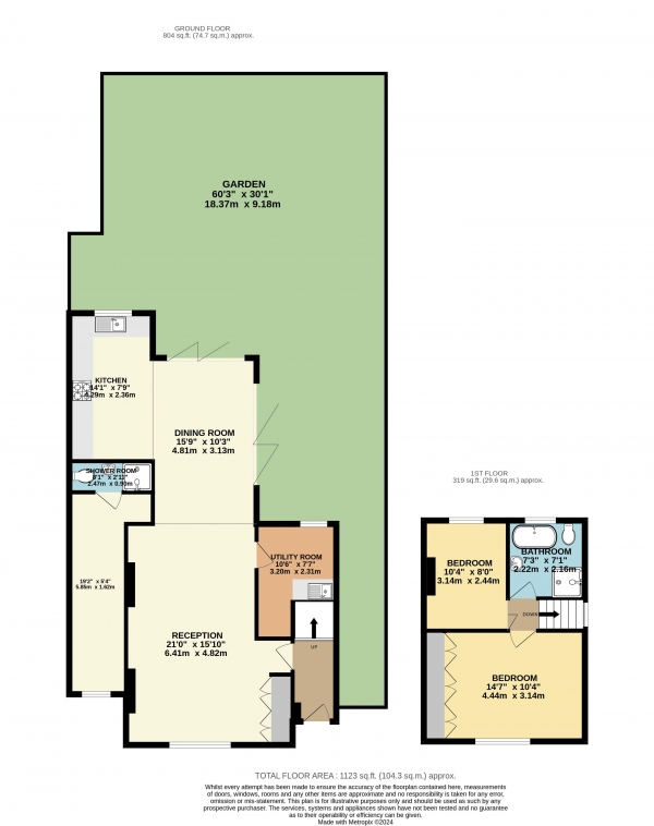 Floor Plan Image for 3 Bedroom Cottage for Sale in Breach Barnes Lane, Waltham Abbey, Essex, EN9