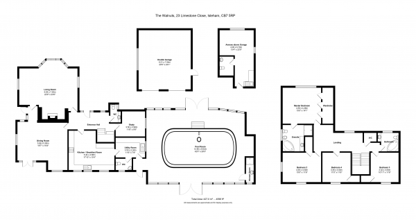 Floor Plan Image for 5 Bedroom Detached House for Sale in Limestone Close, Isleham, CB7 5RP