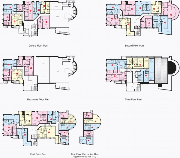 Floor Plan Image for 1 Bedroom Apartment to Rent in Plot 9, The Grosvenor, High Street, Newmarket, CB8