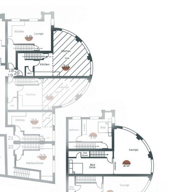 Floor Plan Image for 1 Bedroom Apartment to Rent in The Grosvenor, High Street, Newmarket, CB8