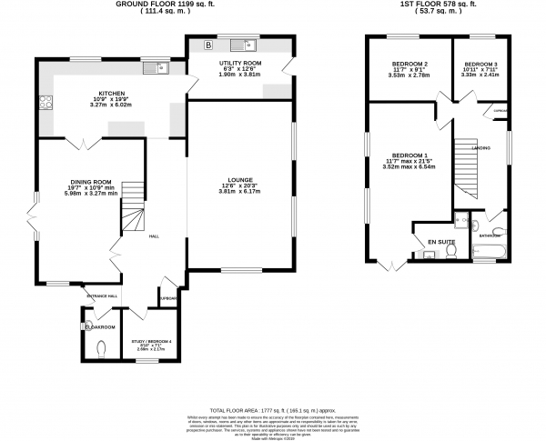 Floor Plan Image for 4 Bedroom Detached House for Sale in Thorn Hill Road, Warden, Sheerness, Kent, ME12 4PB