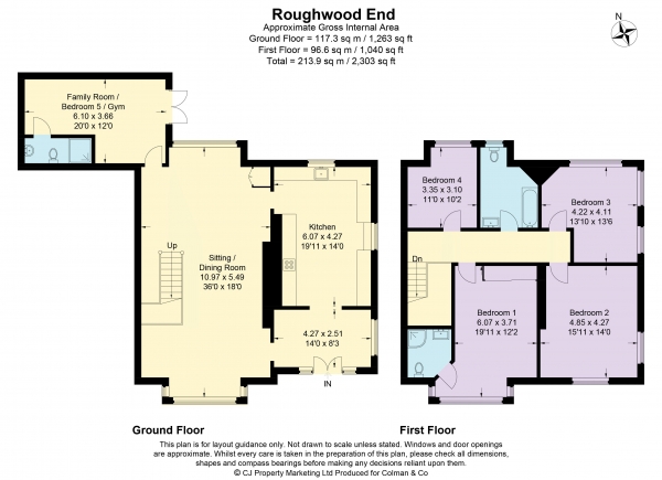 Floor Plan Image for 4 Bedroom Semi-Detached House for Sale in Roughwood Lane, Chalfont St. Giles