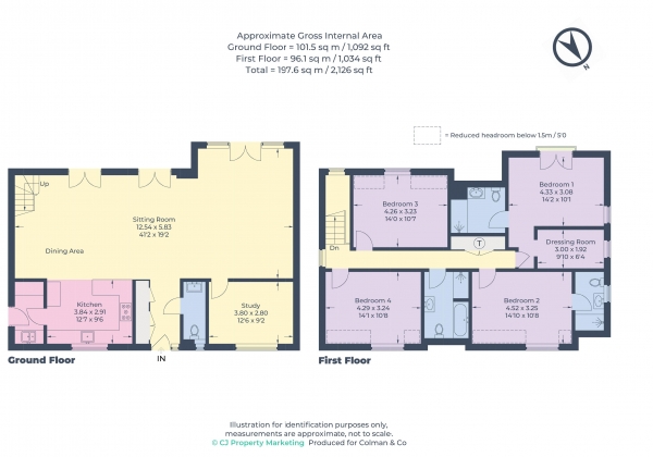 Floor Plan Image for 4 Bedroom Detached House for Sale in Roughwood Lane, Chalfont St. Giles