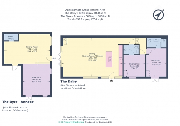 Floor Plan Image for 3 Bedroom Detached Bungalow for Sale in Roughwood Lane, Chalfont St. Giles