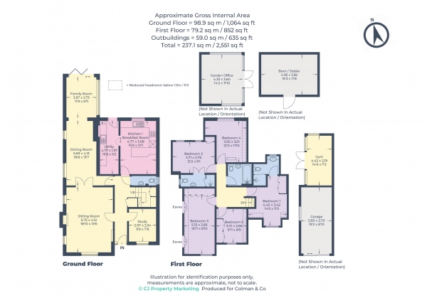 Floor Plan Image for 5 Bedroom Detached House for Sale in Bottrells Lane, Chalfont St Giles