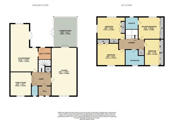 Floor Plan Image for 4 Bedroom Detached House for Sale in Frocester Court, Ingleby Barwick